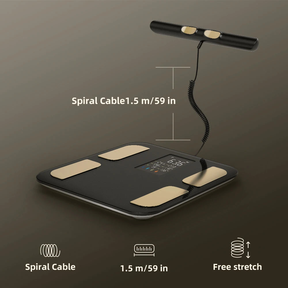 Balança Inteligente ICOMON – 20 Métricas Corporais, App Oficial, Bioimpedância Balança Inteligente ICOMON – 20 Métricas Corporais, App Oficial, Bioimpedância